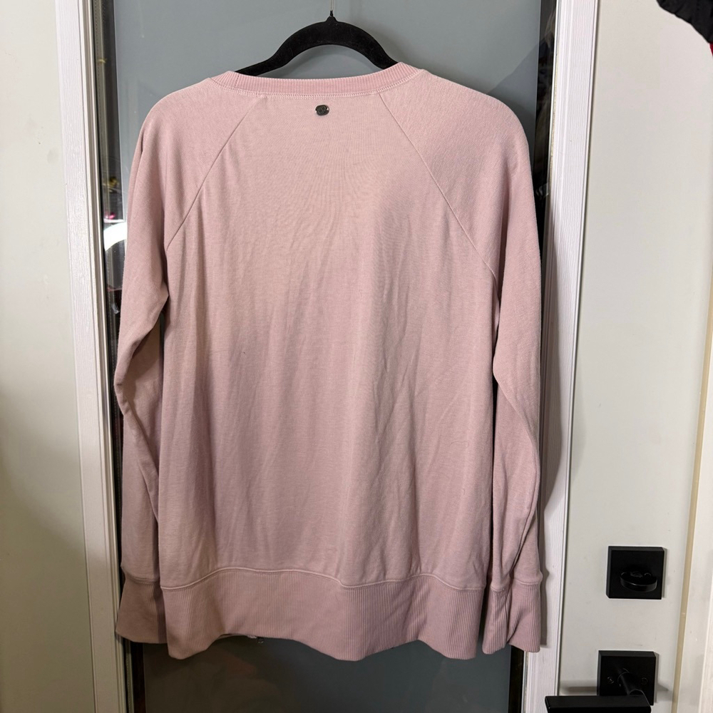 Gaiam Pink Long Sleeve Sweatshirt with Zippers M - Picture 4 of 7
